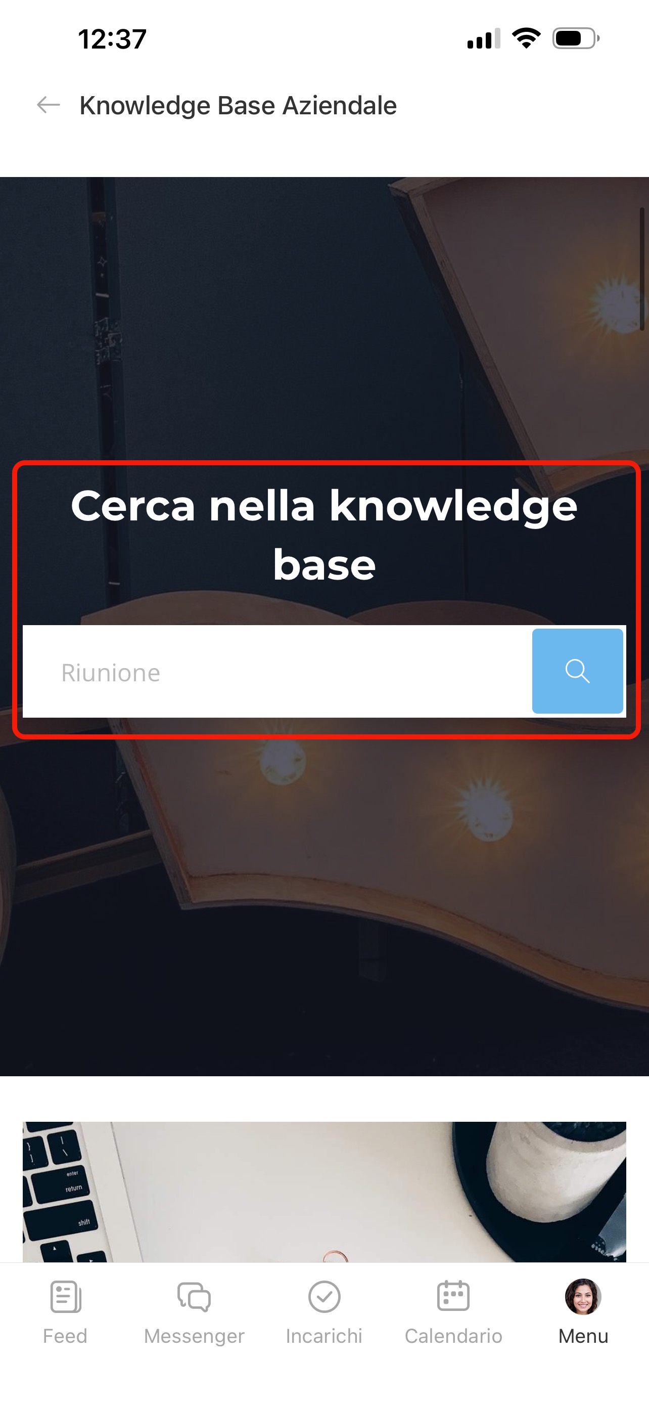 Come lavorare con la knowledge base nell’app mobile Bitrix24